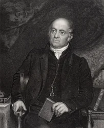 Olinthus Gilbert Gregory, graviert von H. Robinson, aus 