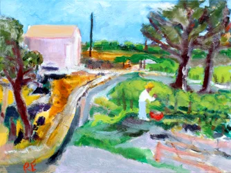 Weinberg pflegen, 2017