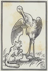 Der Fuchs und der Storch
