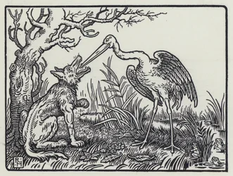 Der Wolf und der Kranich