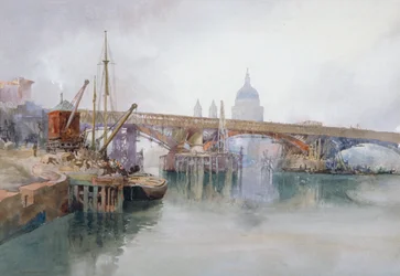 Southwark-Brücke im Abriss, 1915
