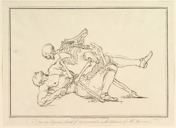 Nach einer Originalskizze von William Hogarth in der Sammlung von Mr. Morrison, 1. März 1782