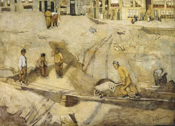 Baustelle in Amsterdam