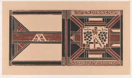 Umschlagentwurf für: Wendingen, 1921