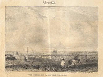 Abbeville - Ansicht von der Straße nach Calais