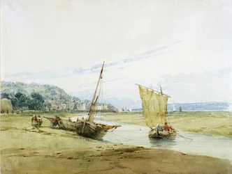 In der Nähe von Honfleur, ca. 1822