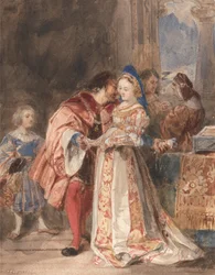 Portia und Bassanio