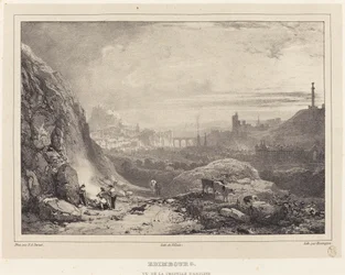 Edinburgh von der Kapelle Saint-Antoine aus gesehen