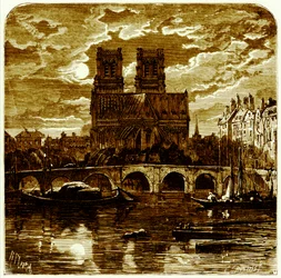 Kathedrale von Notre Dame, Illustration aus 