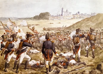 Die Schlacht bei Salamanca, 22. Juli 1812, um 1900