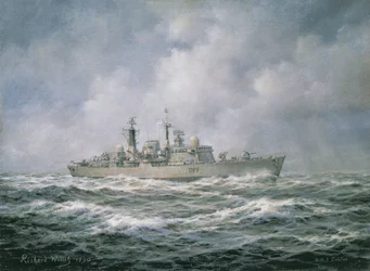 H.M.S. Exeter auf See, 1990
