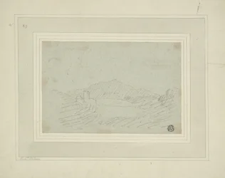 Ruinen in einem bergigen Land