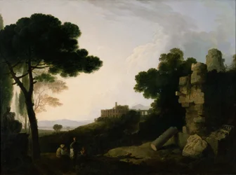 Landschaft bei Tivoli (Capriccio)