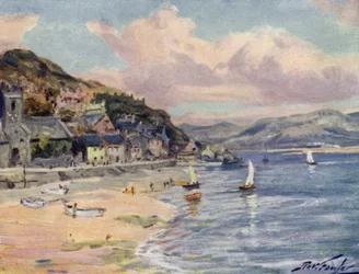Aberdovey (Farblitho)