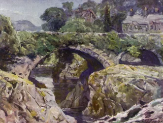 Die alte Brücke, Bettws-y-Coed