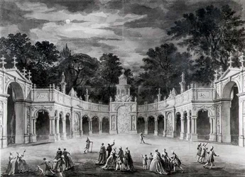 Die Illuminationen am Buckingham House zur Feier des Geburtstags von Georg III.
