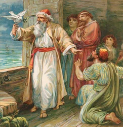 Noah und die Taube