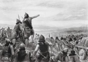 Überfall von Shamshi-Adad III. an die Küste des "Großen Meeres"