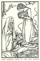 Illustration zu Gedichten von John Keats: Isabella oder Der Basilikumtopf