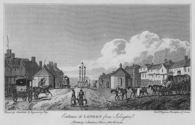 Eingang nach London von Islington