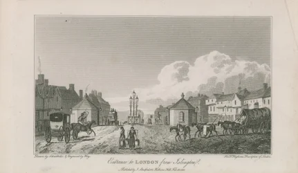 Eingang nach London von Islington