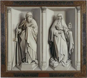 Die Hochzeit von Maria und Joseph. Rückseite