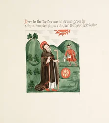 Ms. New Coll 380, f39r. Die Altertümer der Kathedrale von Saint Mary, Carlisle, gezeichnet von Robert Carlile, 1795