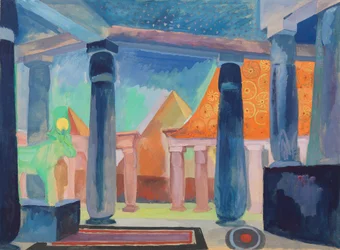 Bühnenbild für Cleopatra, ca. 1918
