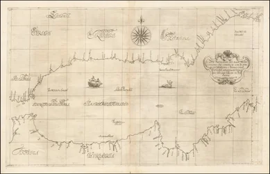 Karte des westlichen Mittelmeers und Gibraltar von Robert Dudley, 1646