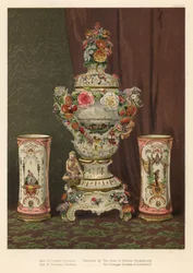 Dresdner Porzellan und Porzellanbecher, Hochzeitsgeschenke