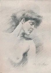 Weibliche Studie, um 1895