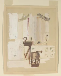 Studie für den Eingang eines Tempels, "Vintage Festival", Mendelssohn Glee Club, New York, NY