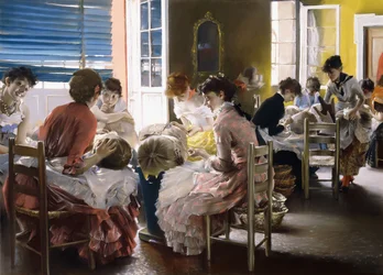 Venezianische Spitzenmacherinnen