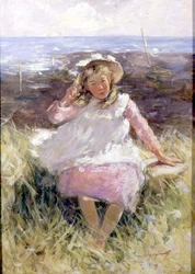 Mädchen mit weißer Haube