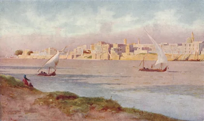 Bulak von Ghezireh, um 1880, 1904