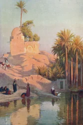 In der Oase von Fayum, um 1880, 1904