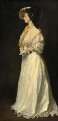 Junge Frau in Weiß, 1904