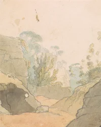Landschaft mit Felsen