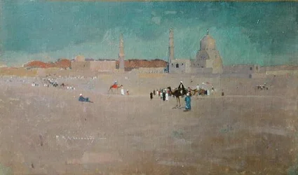 Eine Szene in Ägypten, ca. 1890