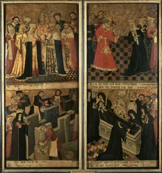 St. Etheldreda, die Äbtissin von Ely, ca. 1455