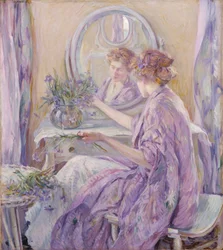 Der violette Kimono