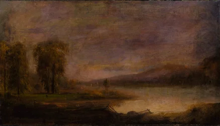 Landschaft mit See