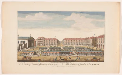 Ansicht des Covent Garden Market in London
