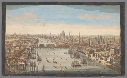 Ansicht der Stadt London