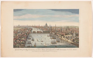Ansicht der Stadt London