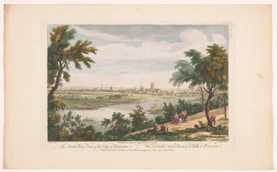 Ansicht der Stadt Worcester