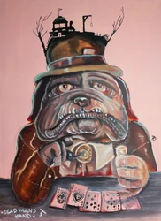 Wilder Westen Poker Bulldogge
