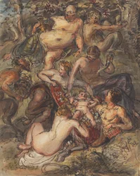 Szene einer Bacchanalia