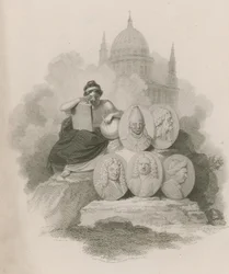 Silhouette der Kuppel von St. Paul