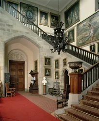 Ansicht der Treppenhalle